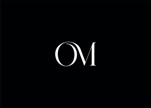 MO Letter abstract logo design and creative logo