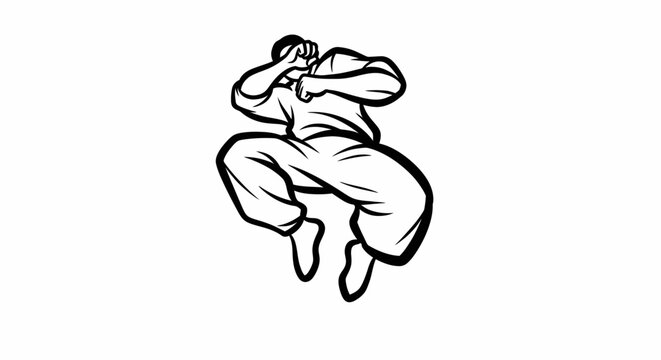 Man doing breakdancing spinning move.