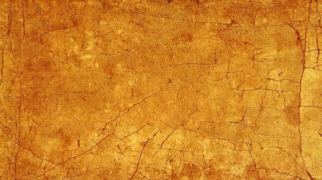 Aged Byzantine Gold Leaf Background Worn Gilding Craquelure Red Bole Sacred Art Full Frame Texture No Objects No Border No Shadows