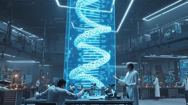 Penerapan sains melalui riset DNA di laboratorium mendukung kemajuan teknologi industri dan produksi mesin bagi pengusaha serta seluruh rakyat