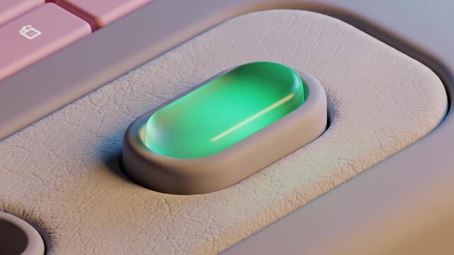 Cinematic Macro Slow Motion of Elastic Silicone Pressure Sensor Grid