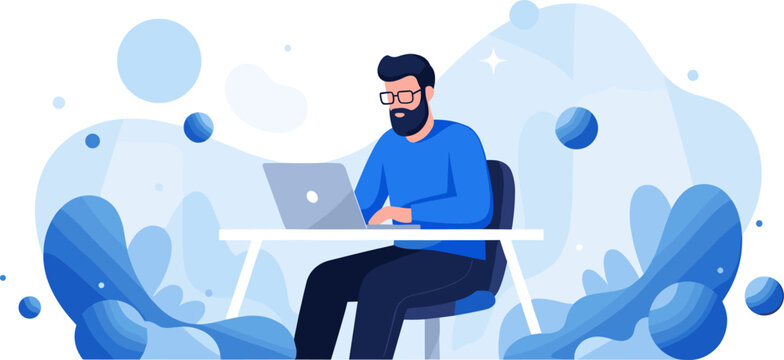 Comprehensive view of the United States showing population distribution and density Vector