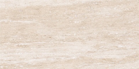A detailed shot of a neutral travertine marble, this image showcases a light beige hue and a natural, textured surface, the background appears as a minimalist backdrop for design elements. © PS  GALLERY 
