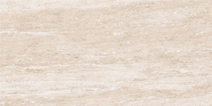 A detailed shot of a neutral travertine marble, this image showcases a light beige hue and a natural, textured surface, the background appears as a minimalist backdrop for design elements.