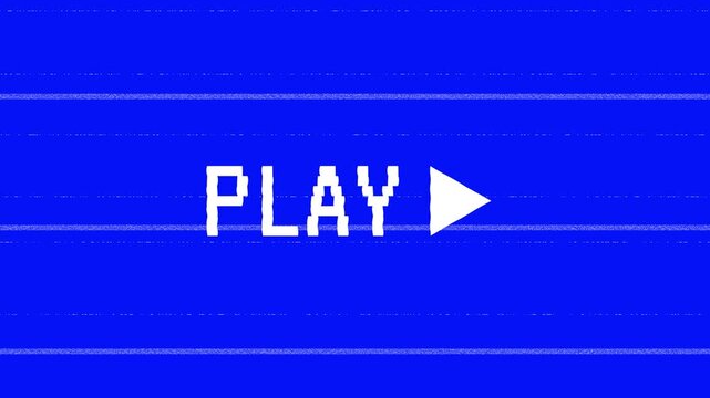 Play vhs retro vintage analog screen overlay, suitable for retro video effects, old film overlays, and digital disruptions.
