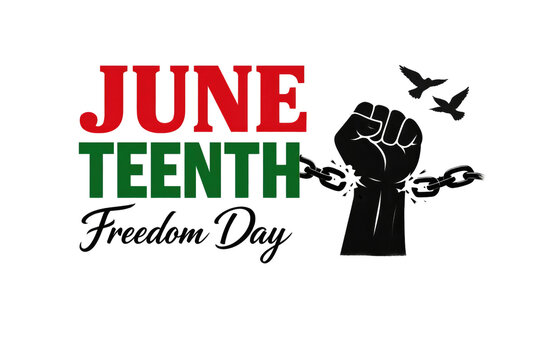 Juneteenth Freedom Day, Emancipation Celebration, Black History Month, African American Heritage isolated PNG with Transparent Background