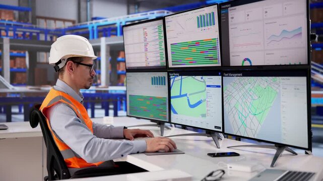 Logistic Manager Using Computer