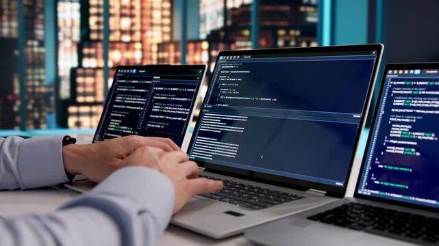 Software Engineer Focuses Deeply On Coding Web Projects