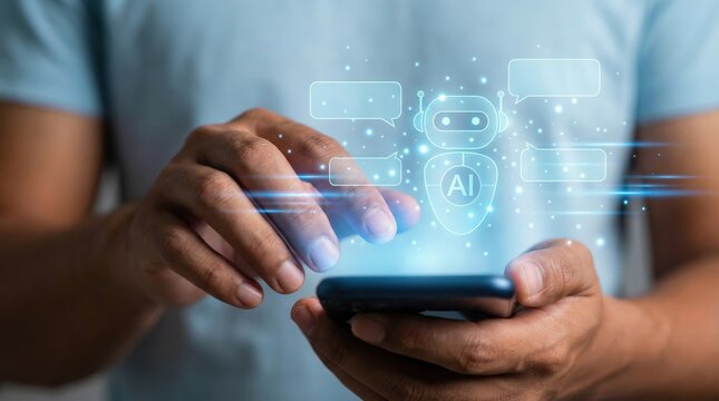 AI agent chatbot software helps engineers automate development tasks with smart technology on mobile devices for faster results