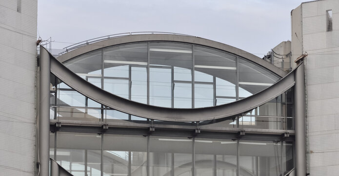 Nice , France - March 9, 2026: Modern and Contemporary Art Museum MAMAC Musee d'Art Moderne et Contemporain in Carabace district of Nice on French Riviera