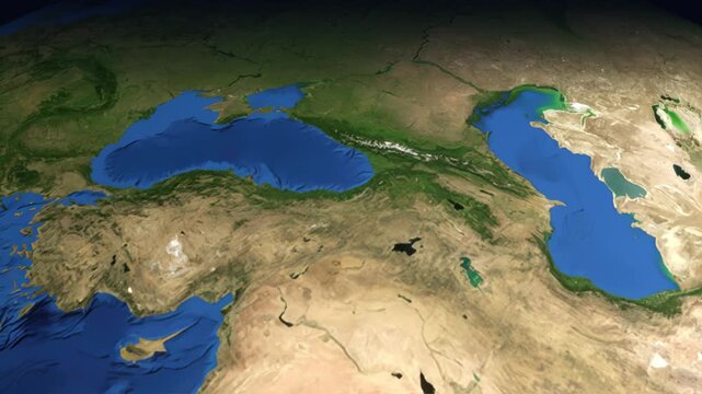 Animated Flight Path Map from Istanbul Turkey to New York USA