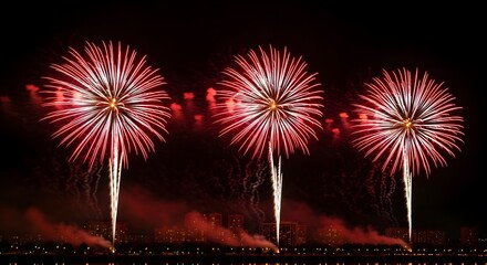Spectacular canada day fireworks display celebration of canadian pride