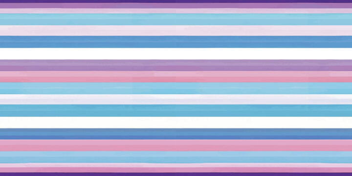 Colorful horizontal stripes pattern representing transgender pride flag design. Vector