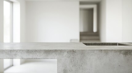 Fototapeta premium Concrete kitchen countertop