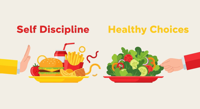 Choosing Wellness: A Visual Depiction of Food Choices and Self-Control for Health Goals