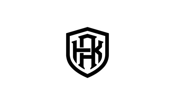 AK initial letters logo or AK monogram