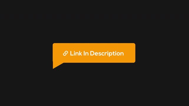 Link In Description Text Overlay Loop Animation Alpha Channel