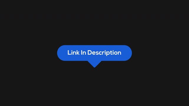 Link In Description Text Overlay Loop Animation Alpha Channel