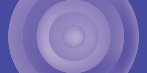 Fototapeta premium Modern abstract geometric background. 3d round color shape. Graphic design in purple color.