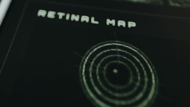 Retinal Map tool analyzing the topography of the retina from Interpol Biometric Database