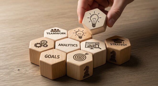 Building blocks of effective business strategies and teamwork