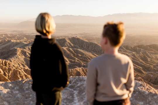 Brother's Standing at Overlook at Font's Point in Borrego Springs, CA