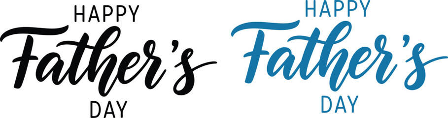 Celebrate father's day with love beautiful hand lettered typography for dad's special day greetings and cards © Khadiza
