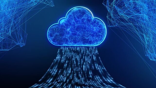 Code cloud computing digital concept.