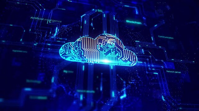 Code cloud computing digital concept.