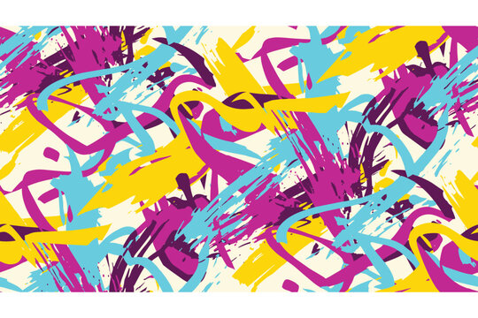 Vibrant colorful abstract artistic background texture.