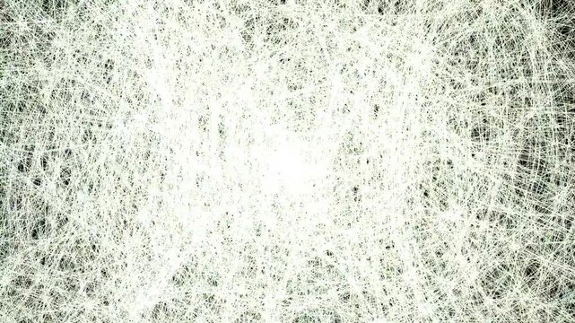 dense, high-velocity subatomic particle collision chamber violently fracturing into charged magnetic spirals in a flawless looping state. Ideal for VJ loops, scientific documentaries, UI backgrounds