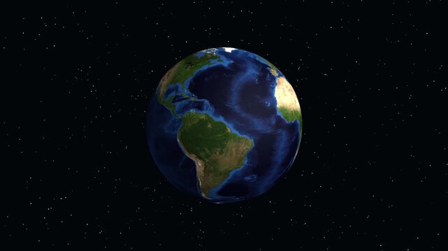 Animated Globe Zooming into Kashan Iran with Location Data Overlay