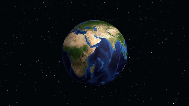 3D Earth Animation Zooming into Gatlinburg Tennessee North America