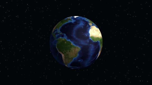 Animated Globe Zooming into Charleroi Belgium with Geographic Data Overlay