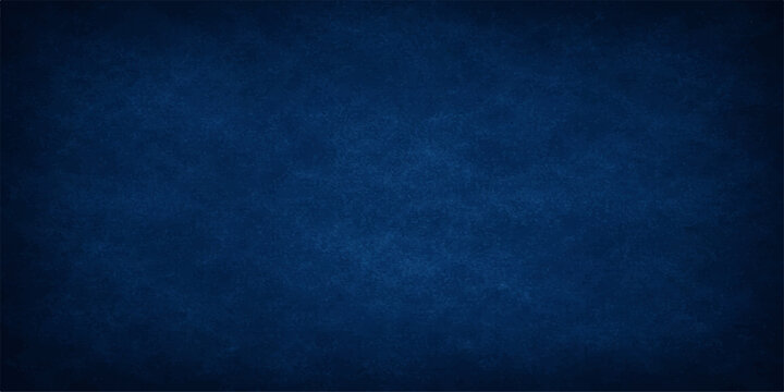 A dark blue grunge background with a vintage denim fabric texture and old paper pattern creates a deep purple-toned textile wallpaper design for a textured canvas backdrop