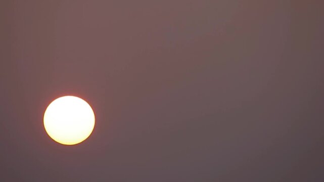 Southern Urals, Southern Kraka ridge in summer: sunrise in the mountains, sped up by 5 times.