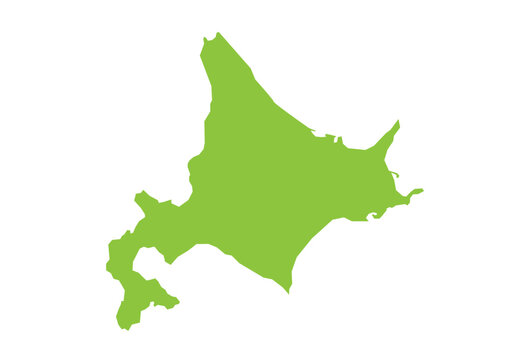 シンプル王道な北海道のイラスト

