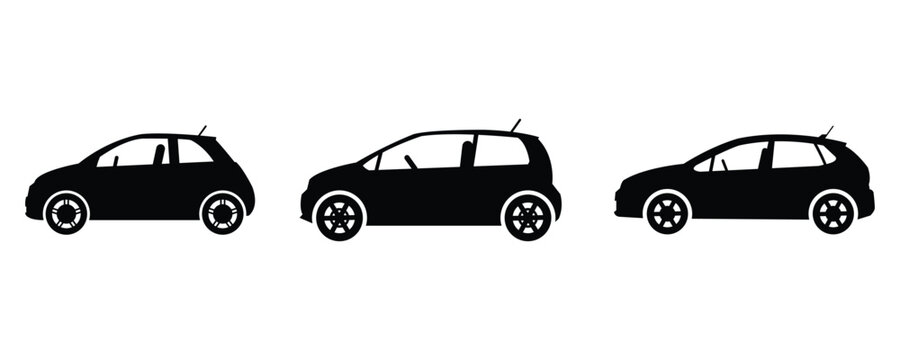 Car Icon Set &ndash; Automobile, Transport, Traffic & Vehicle Vector Collection