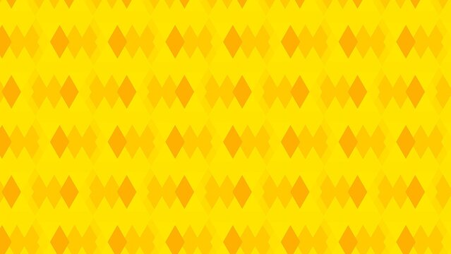 黄色とオレンジのレトロで抽象的な幾何学模様　271  