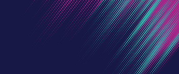 Fototapeta premium Vector halftone gradient effect. Vibrant abstract background.