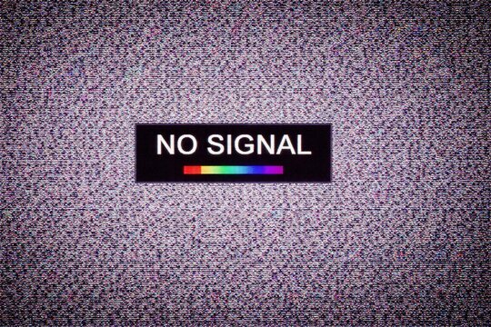 No Signal Technical Difficulties tv screen error