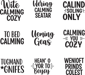 Obraz premium Calm Is Built Inside SVG, Mindfulness Inspirational Typography Design