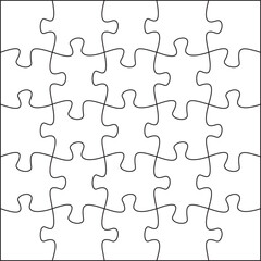 Fototapeta premium puzzle pieces pattern design