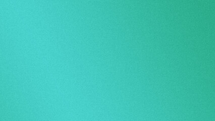 Fototapeta premium Turquoise and emerald green grainy gradient background texture