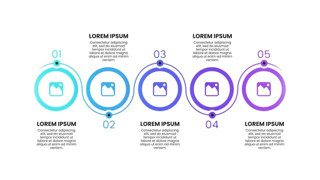 Sleek Modern Design Data Graphics