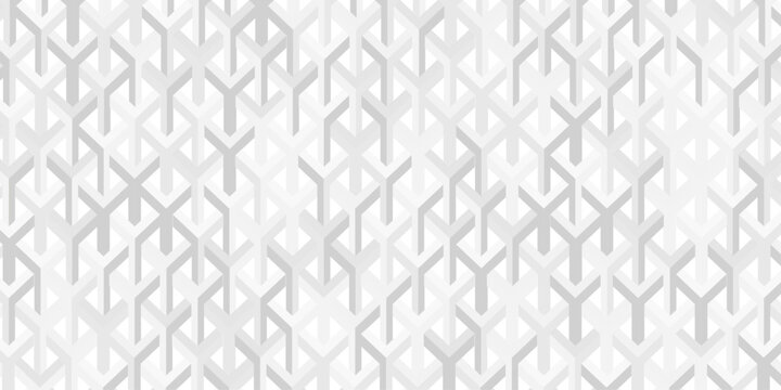 abstract white and gray isometric decoration geometric cube background. vector triangle tile design. Decoration mosaic design retro seamless element wallpaper.