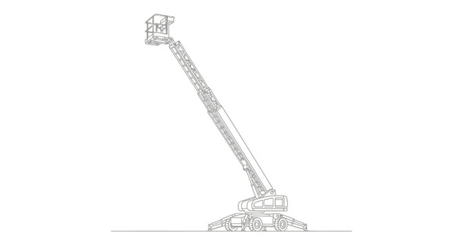 Large construction crane machine lifting heavy loads.