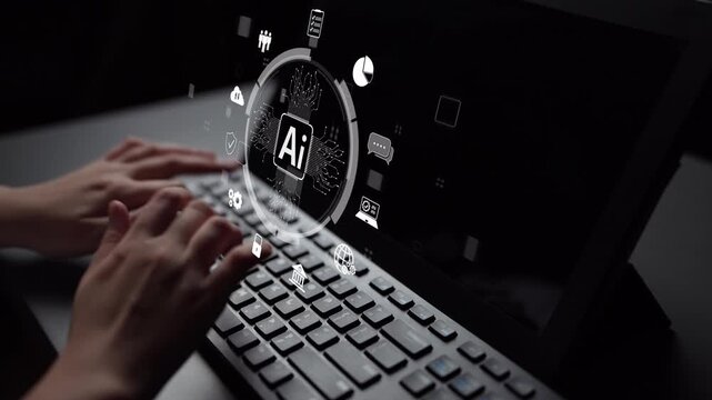 AI Assistant Brain Processor with LLM Technology, Big Data, Machine Learning, Generative AI for Business Support, Future Agentic AI Technology and Artificial Intelligence Prompt Engineering. Muxer