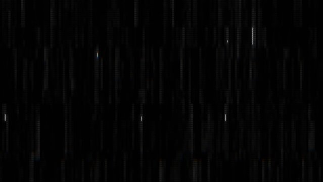 RGB Digital Glitch Matrix Background