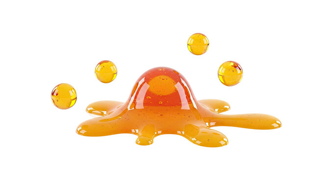 Golden Honey Globules and Droplets
